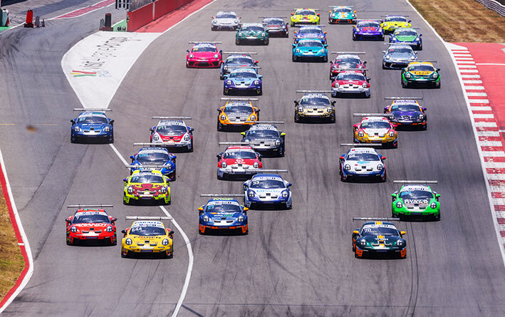 Porsche Cup C6 Bank – Algarve, Portimão,  com 57 carros na Carrera e Challenge
