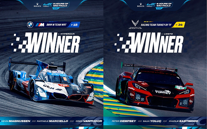 ROLEX 6 Horas de São Paulo – BMW volta ao topo após o triunfo em Interlagos e pódio nas duas categorias